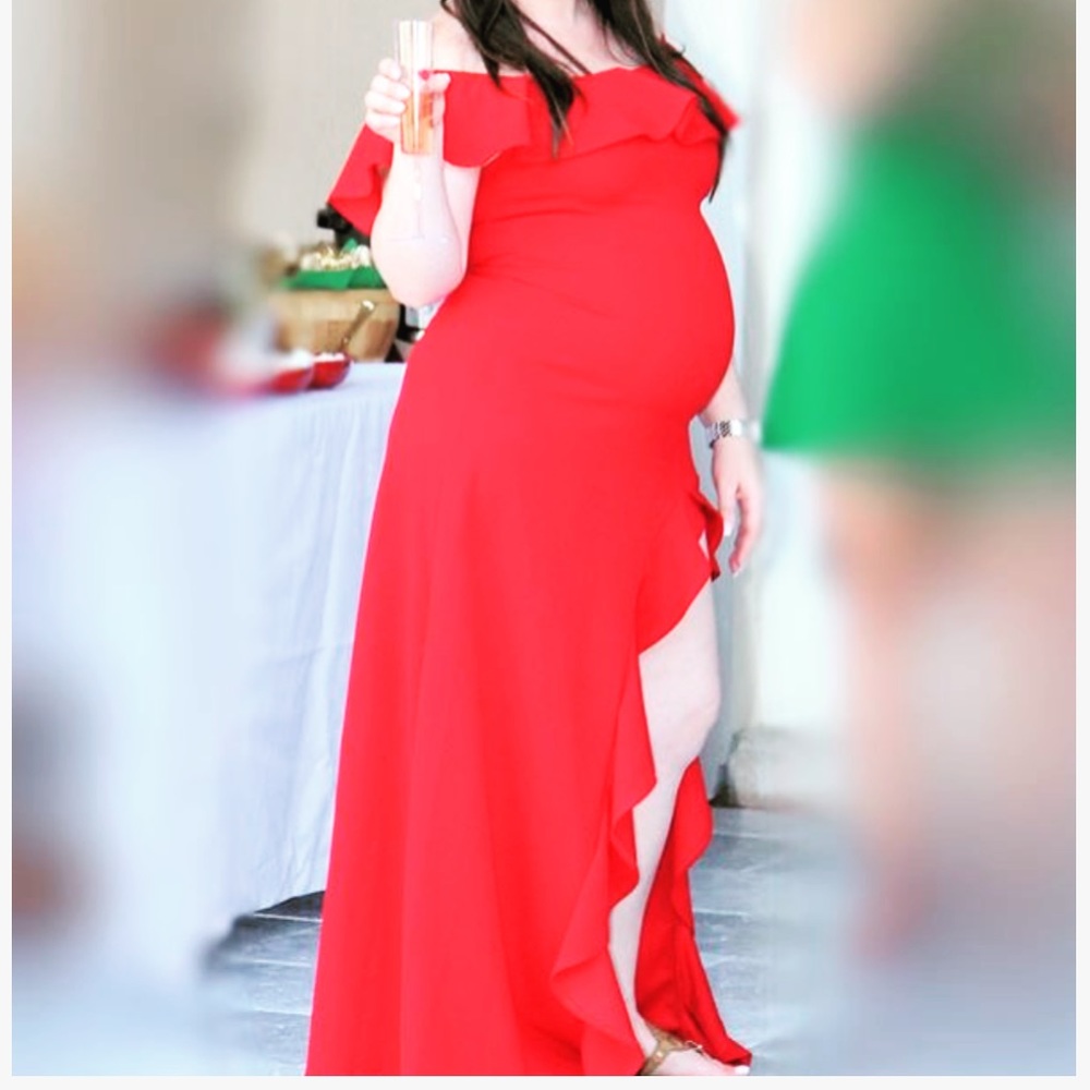Red cha cha dress